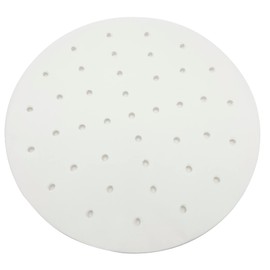 Air Fryer Parchment Paper Liners,100 Pcs Parchment Paper for Air Fryer,White Air Fryer Paper Liners, Non-stick Steamer Liners for Oven, Microwave, Bamboos Steaming Basket (10 inch) K012