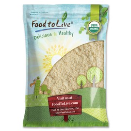 Food to Live Organic Cashew Flour, 7 Pounds - Non-GMO, Ground Nuts, Raw Powder, Natural, Vegan, Paleo, Kosher, Bulk, Protein, Dietary Fiber, Vitamin E, Copper, Manganese, Magnesium, and Riboflavin.