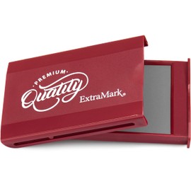 ExtraMark Arts & Crafts Stamp Pad, with SnapTight Foldable Lid - Size 2 - Gray Color