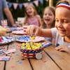 CCINEE 100pcs Patriotic Mini Resin Ducks Bulks, 4th of July
