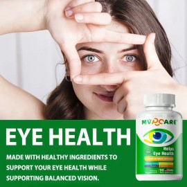Mvpcare Lutein Eye Vitamin Supplement Nutricional Salud Macular Ojo Seco Luteína Zinc Vitamina Zeaxantina Cápsulas Suplemento Restaurar Mejorar