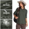 Womens Sun Protection Safari Shirts UPF 50+ UV Long Sleeve
