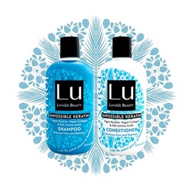 LatinUs Beauty, CONTROL Impossible Keratin, Dúo para el Cuidado del Cabello: Shampoo + Acondicionador