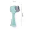 WOONEKY Double-sided Facial Brush for Deep Cleansing Manual Facial Cleaning