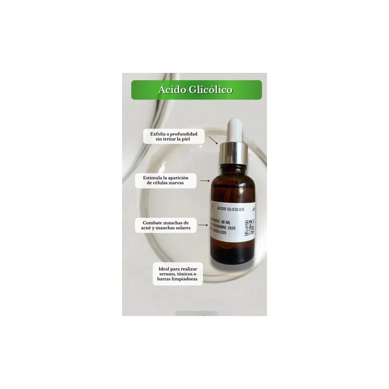 Ácido Glicólico Líquido 70 30ml.exfoliación Química