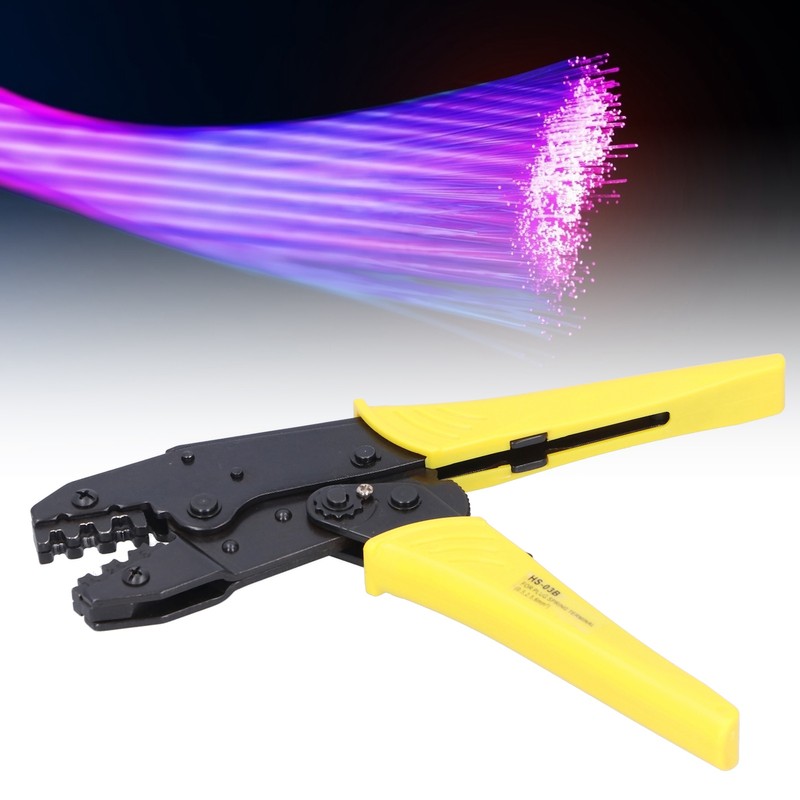 HS03B 1.56.0mm EuropeanType Ratchet Crimping Pliers High Carbon Steel Hand