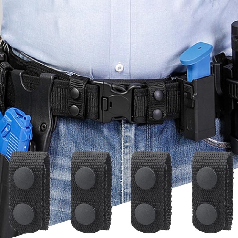 EIHI Pack of 6 Nylon Duty Belt Keeper with Double