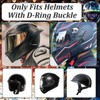 Motorcycle Helmet Quick Release Buckle Replacement Kit,Stainless Steel Chin Strap