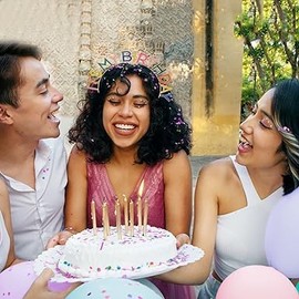 Happy Birthday Crown Rainbow It's My Birthday Headband Birthday Headpiece Birthday Crown Gift Party Decorations for Women Girls