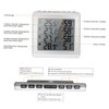 LCD Digital Wireless Indoor/Outdoor Thermometer Hygrometer Four-channel ℃/℉ Temperature Humidity