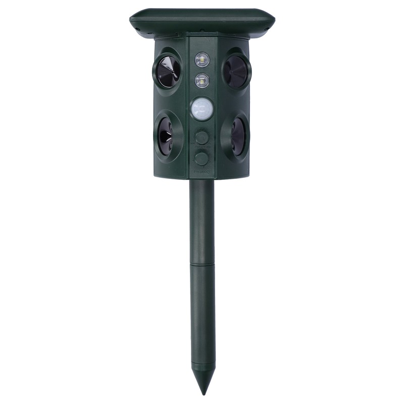 Outdoor Animal Repeller Solar Ultrasonic Power Repellent Pest Cat Dog