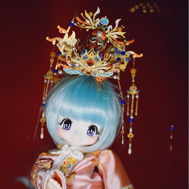MU DIY Metal 3D Puzzles Model Kits Phonenix Coronet Series