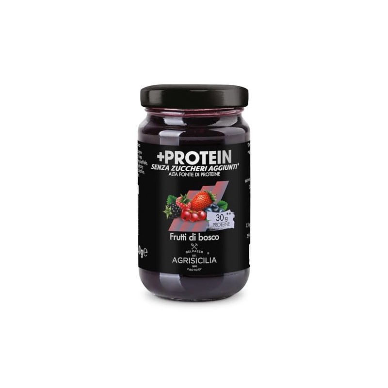 Agrisicilia +Protein Confettura di Frutti di Bosco fonte di proteine