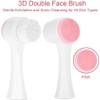 Cepillo de Limpieza Facial, Moda 3D Cepillo de Doble Cara