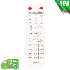 Universal New Universal Replace Remote for Sanyo Epson Vivitek Benq Toshiba NEC Projector