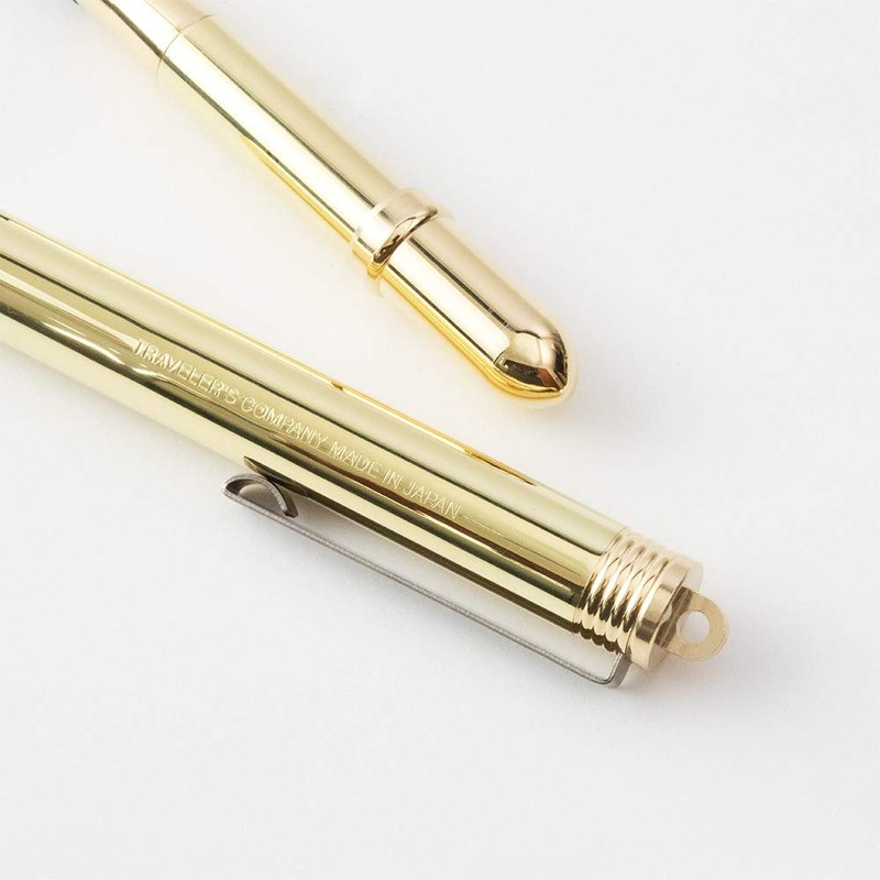 Travelers Company Brass Fountain Pen Solid Brass 38076006