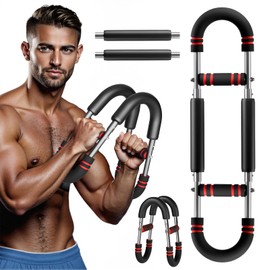 EAST MOUNT Twister Arm Trainer 20-110lb Adjustable Chest Workout Equipment for Men Women Portable Spring Resistance Muscle Builder Strength Training for Arms Chest Shoulders for Home Gym Fitness