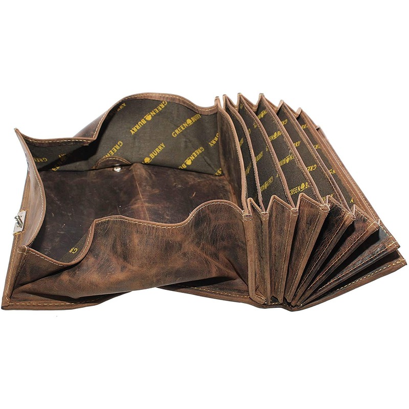 Greenburry Vintage Geldbörse Leder 17 cm