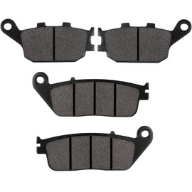 Brake Pads Front & Rear Compatible with Honda VT1100 C2/C3 VTX 1300 S Retro/C/R/T Shadow ACE Sabre VT1100 VT1300 1995-2007