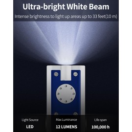 Uniclife 10 Pack LED Keychain Flashlight Mini Square LED Keychain Light 12 Lumen Portable Bright Battery Powered Key Ring Torch for Outdoor Camping Hiking and Emergency Lighting, 5 Colors of Shells