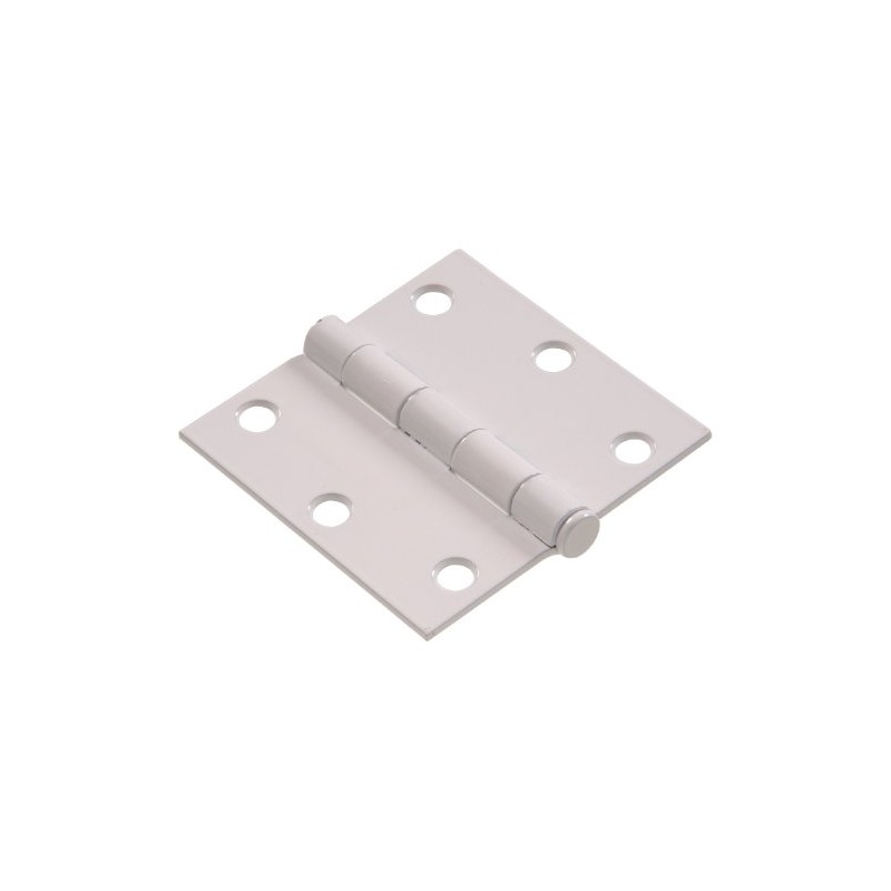 Hillman 852836 Square Corner pin Hinge, 3"