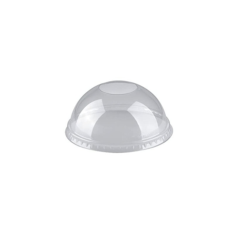 Papstar 11314 50 "Hurricane" Domed Lid PET Round Diameter 9.5