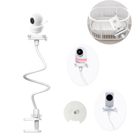 Derebir Baby Camera Monitor Mount Holder Compatible with Babysense ‎V43_2CAM and MaxView 2CAM Camera Baby Flexible Baby Monitor Mount Stand (33.7 inch)