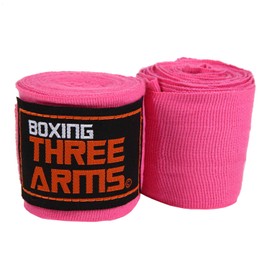 THREE ARMS Boxing Vantage Gloves for Kids (Set of 2, 270 cm / Pink), Elastic Type