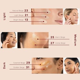 Base de maquillaje líquida Missha Perfect Cover B.B Cream tono 23 - 50mL 50g