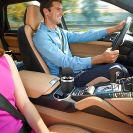 Trash Can for Car - 800ml Cup Holder Trash Bin Leak-Proof | Odor Trash Can for Trucks, Sedans, SUVs, Garbage Organizer Pochy