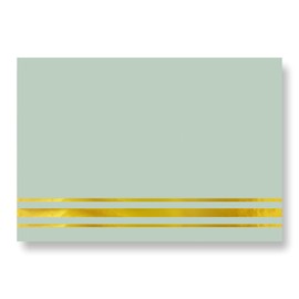 Whaline 50Pcs Sage Green Gold Foil Paper Placemats Disposable Place Mats Decorative Paper Table Mats for Baby Shower Wedding Birthday Party Dining Kitchen Supplies, 14.6 x 10.2 Inch