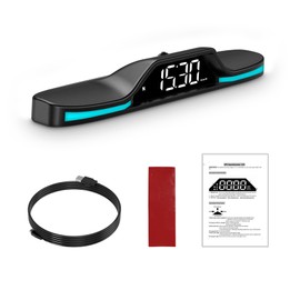 SUIOPPYUW ABS Digital Speedometer Speedometer Head Up Display HUD for Car Large LCD Display HUD Accurate Durability