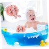 Baluue 1pc Cute Cartoon Animal Shower Sponge Mesh Bath Pouf