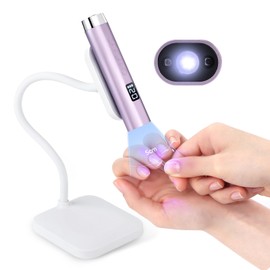 SAVILAND SSPro X U V Light for Gel Nails with Smart Sensor: 8s U V LED Nail Lamp 360° Rotatable Magnetic Nail Light Flash Cure Lamp for Gel Stand 2 Timer LCD Screen Nail Light Use Home DIY