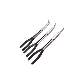 Blue Spot 08185 3Pce Long Reach Plier Set, Silver