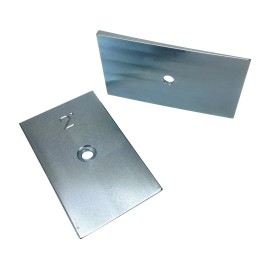 WFO Concepts Steel Axle Degree Shims, 2.75" Wide, 2 degree, caster pinion angle