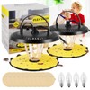 Flea Trap Indoor 2Pcs,Flea Strap Flea Killer Trap Pad Bed