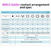 YACSEJAO WM13/SP21 Aviation Connector Panel Mount Kit, IP67 Waterproof, 1,2,3,4,5,6,7,9