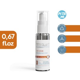 Mineaderm Dark Circle Restorative Eye Cream – Straffende Augencreme mit Peptiden, Stammzelltechnologie & Haloxyl – Gegen Augenringe & feine Linien – 20 ml