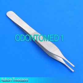 ODM Adson Tissue Tweezers,Dental Surgical instruments,15 cm Serrated tip