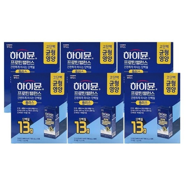 Ildong Hoodies High Protin Balance Plus 190ml x 16 Pack