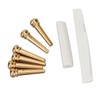 Bridge Pins Saddle Nut Set Replacement Bone Saddle Nut Brass