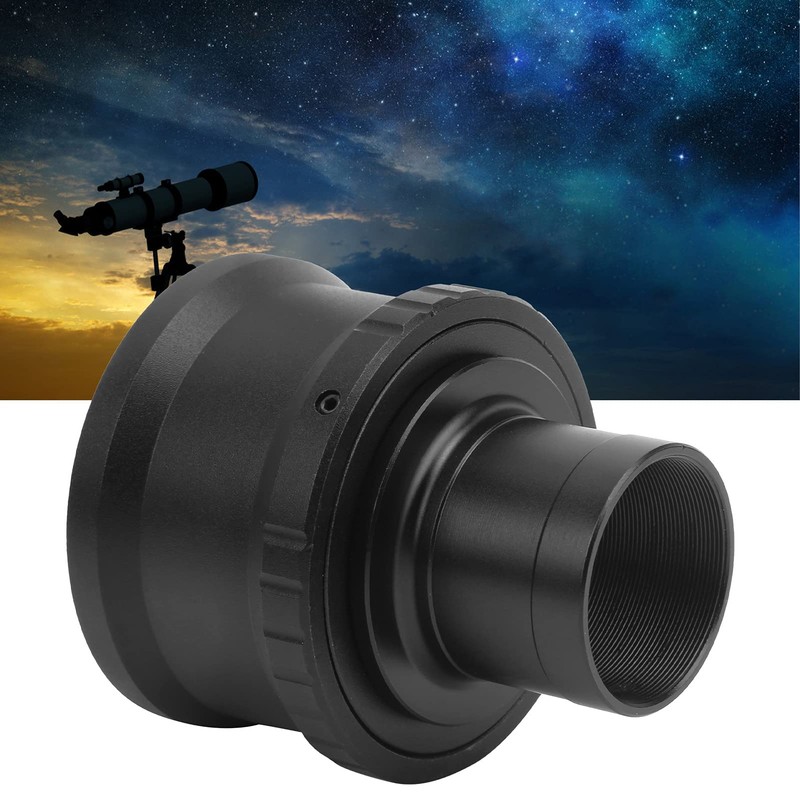 Vbestlife Telescope Adapter Ring 1.25" Astronomical Telescope T-Mount Ring Adapter