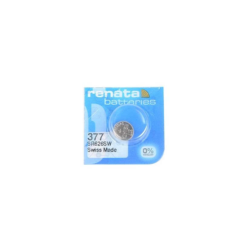 Renata 377 SR626SW Button Cell Watch Battery 1.55V Swiss Made