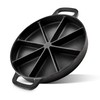 Modern Innovations Classic Cast Iron Wedge Pan, Non-Stick Cornbread Skillet