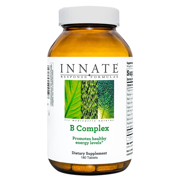 INNATE Response Formulas, B Complex, B Vitamin Supplement, Non-GMO Project Verified, Vegan, 180 Tablets