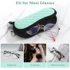MoKo Sunglasses Soft Case Ultra Light Neoprene Zipper Eyeglass Case