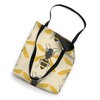 Yellow Jacket Minimalist Animal Wildlife Pattern Tote Bag