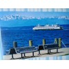 THE PACIFIC NORTHWEST CHROME POST CARD THE WATERFRONT SEATTLE JUMBO
