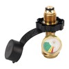 Gas Tank Pressure Gauge QCC Type 1 Converts 5‑100lb Gas